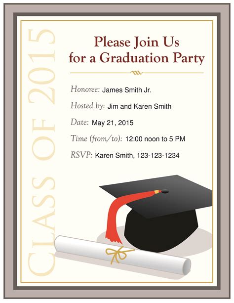 free graduation templates invitations|graduation invitation templates blank 2023.